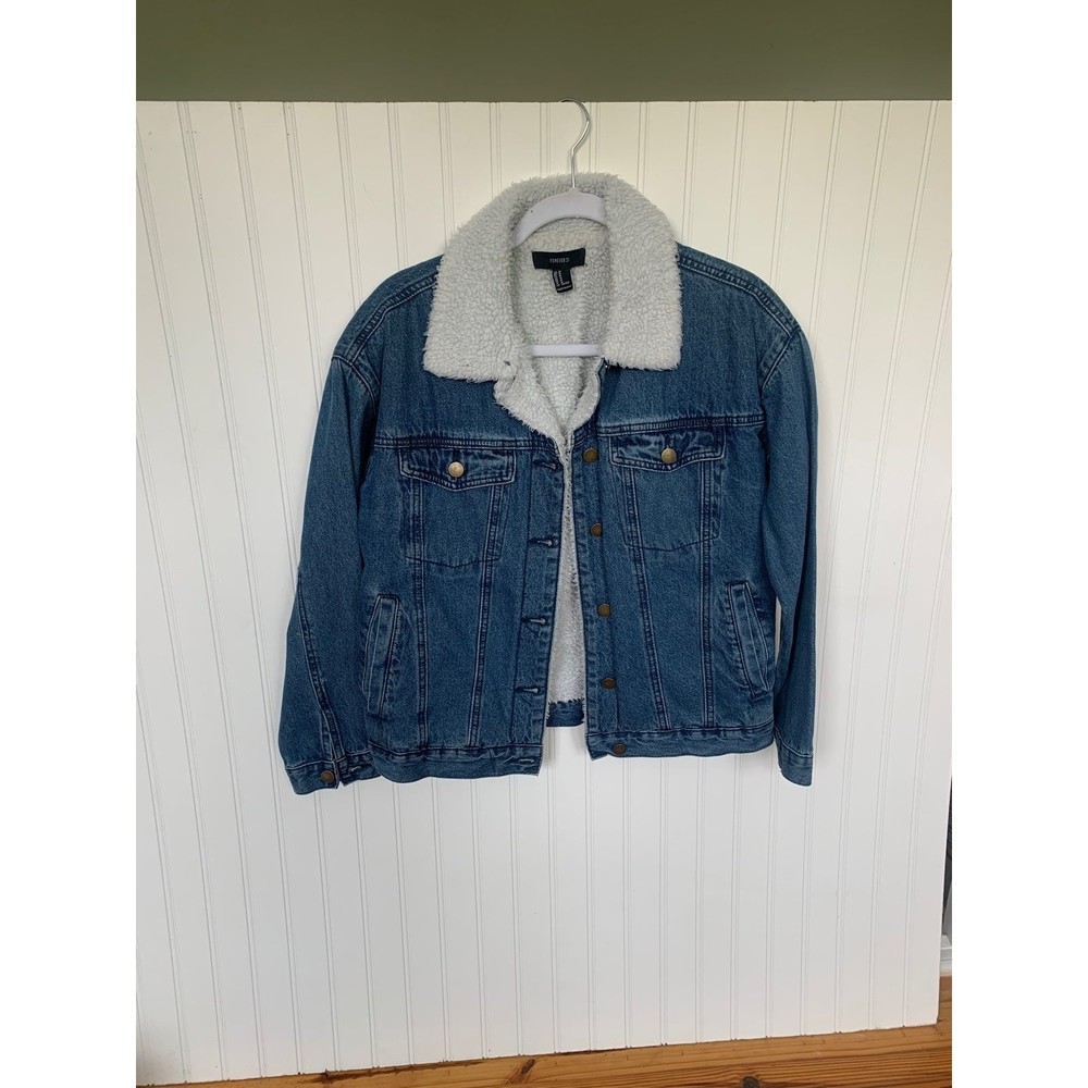 Jean Jacket w/ Sherpa Lining!